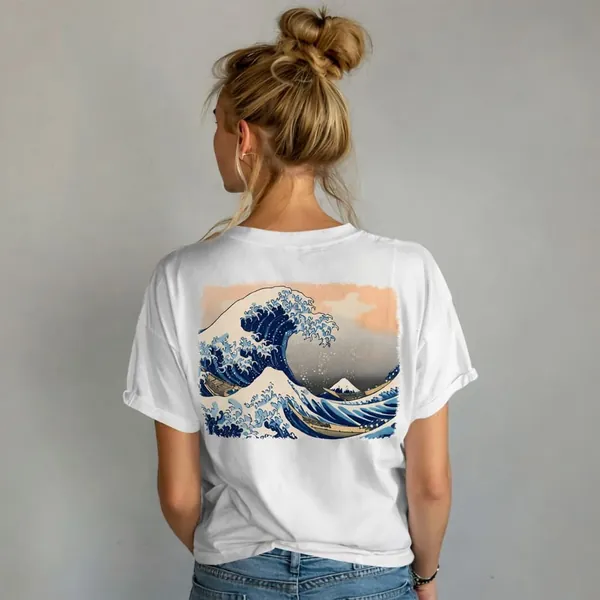 DTF-Druck T-Shirt Wave – Textildruck Nürnberg