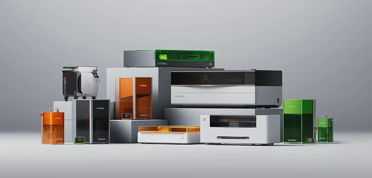 xTool Maschinenfamilie 2026 – Laser, Apparel Printer und weitere Geräte im Überblick